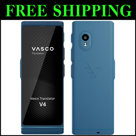 Travel-Friendly Vasco V4 Language Translator – 108 Languages, No Setup Required