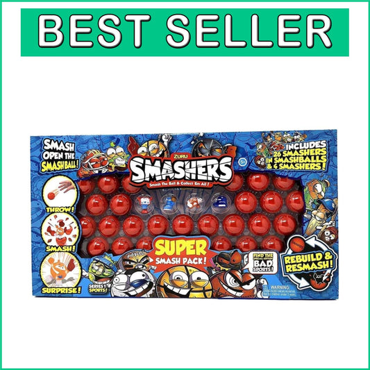 Collectible Smashers Zuru Series 1 Super Pack - 30-Piece Toy Set for Kids!