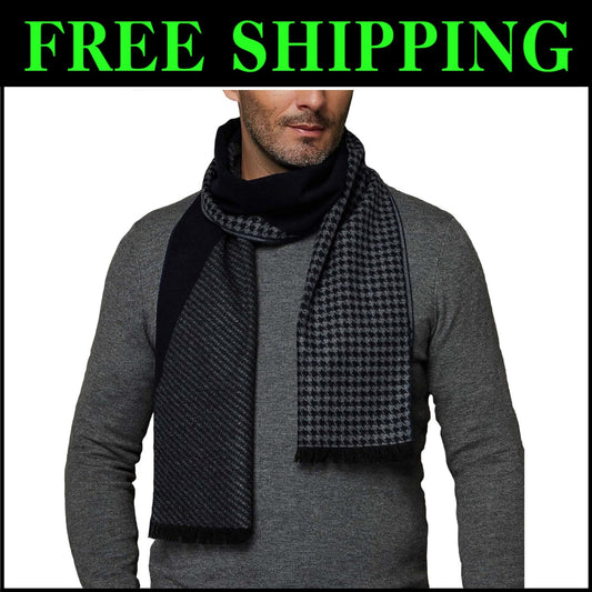 Gentlemen’s 100% Mulberry Silk Scarf - Luxurious, Brushed Softness, Gift-Boxed