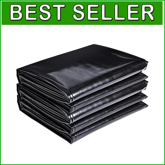 20x30 Ft HDPE Pond Liner - UV Resistant and Easy Cutting for Custom Shapes