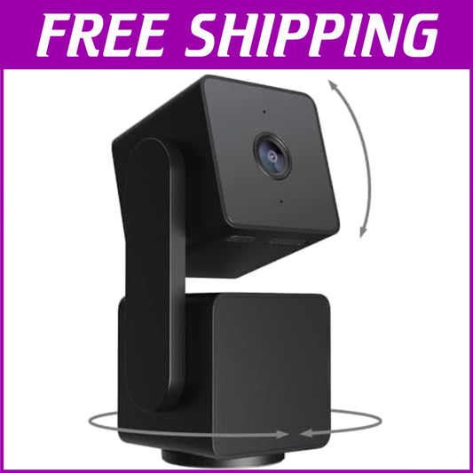 Wi-Fi Indoor/Outdoor Security Camera with Color Night Vision & Motion Tracking