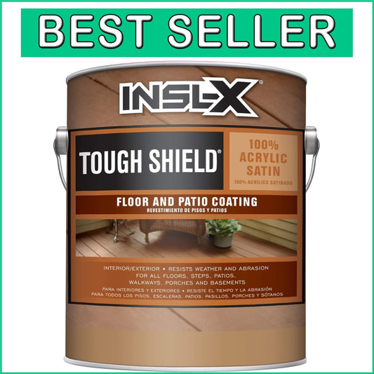 1 Gallon Tile Red Tough Shield Acrylic Paint for Rugged Interior/Exterior Use