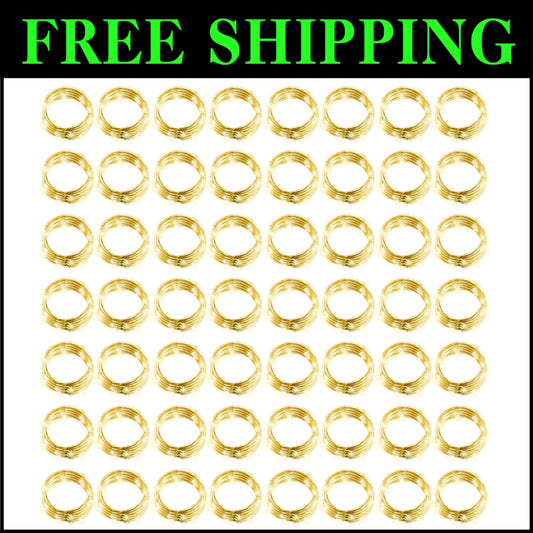 100 LED Battery Fairy Lights - Waterproof Twinkle Lights for Weddings & Events