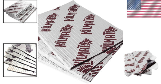 36 Sqft Car Sound Insulation Mat - 80 Mil Butyl Material for Effective Dampening