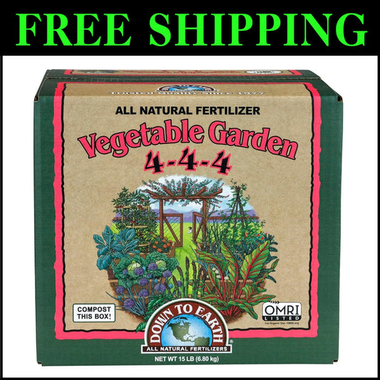 Nutrient-Rich Organic Fertilizer Mix 4-4-4 - Ideal for Vegetables & Herbs