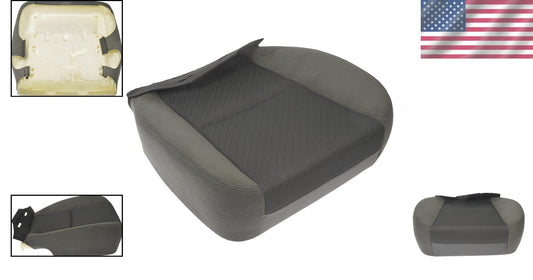 Direct Fit Seat Bottom Cushion Kit for Chevy & GMC Front Driver Position - Black