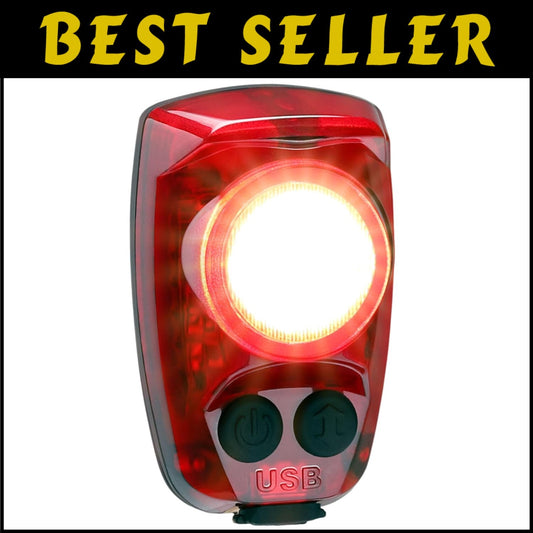 Hotshot Pro Bicycle Taillight with 6 Settings - Perfect for Nighttime Visibility