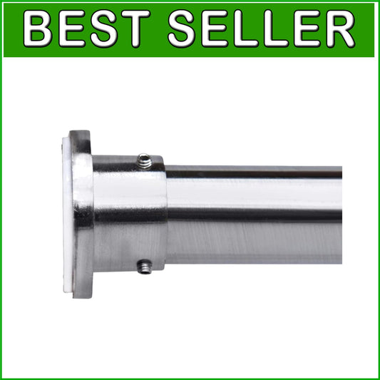 Durable Heavy-Duty Tension Rod - Fits 80-120 Inches for Curtains & Room Dividers