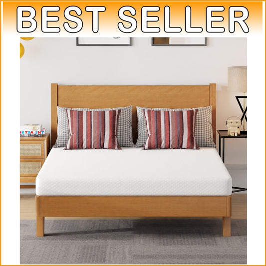 CertiPUR 5-Inch Gel Memory Foam Mattress for Cool Sleep & Pressure Relief, Full