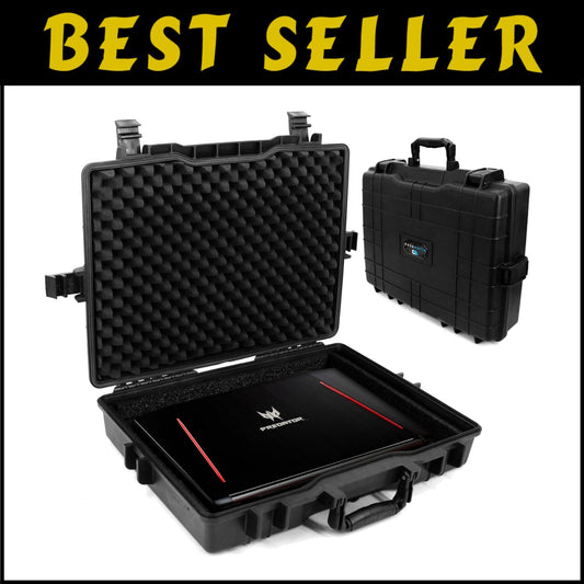 Premium Hard Shell Laptop Case for 17.3 inch Gaming Laptops - Travel Ready