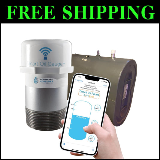 Alloy Steel Wi-Fi Heating Oil Tank Gauge - Low-Level Alerts & Energy Tracking