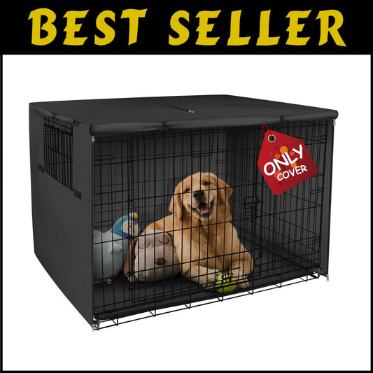 Lightweight 42-Inch Dog Crate Sunshade Cover - Perfect for Travel and Home Use