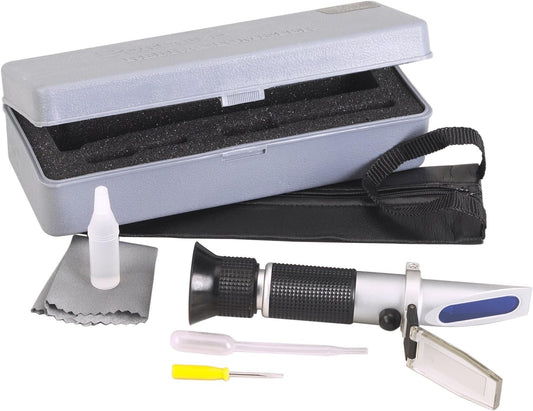 Precision Coolant and Battery Refractometer - Accurate Testing for Vehicles