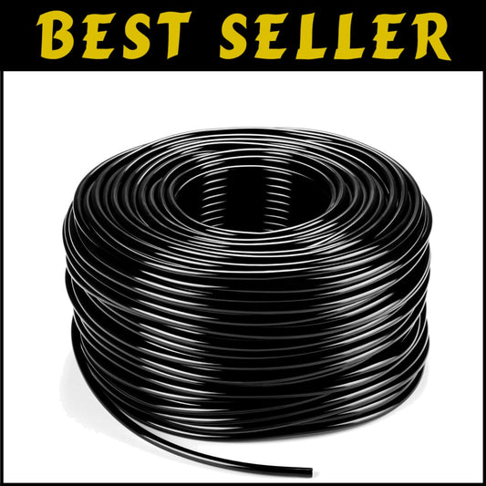Space-Saving 1/4 Inch Drip Irrigation Tubing - Perfect for Gardens & Greenhouses
