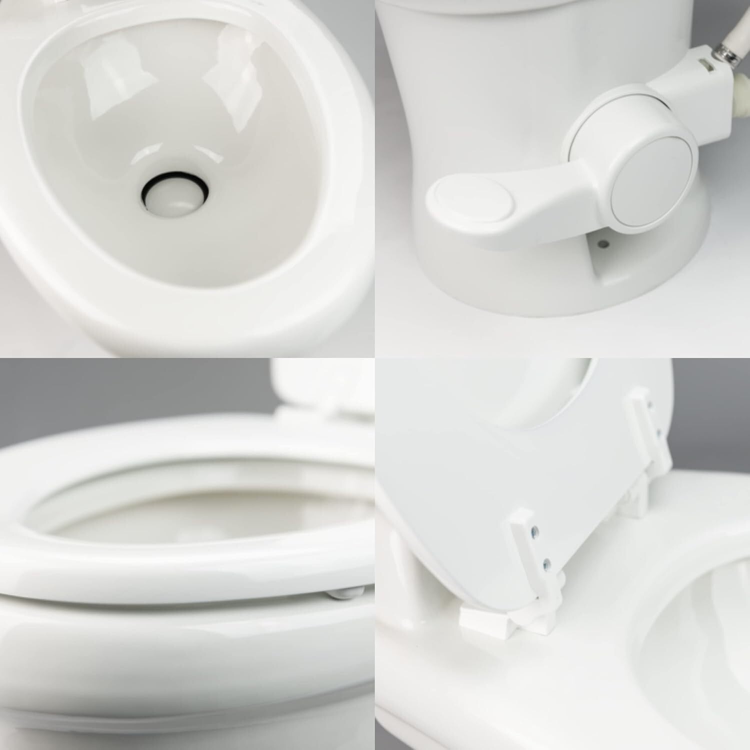 320 Series Standard Height RV Toilet - Water-Efficient Ceramic Design