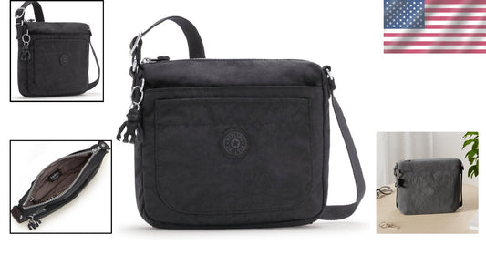 Durable Women's Crossbody Bag with 3 Zippered Pockets - Perfect for Essentials