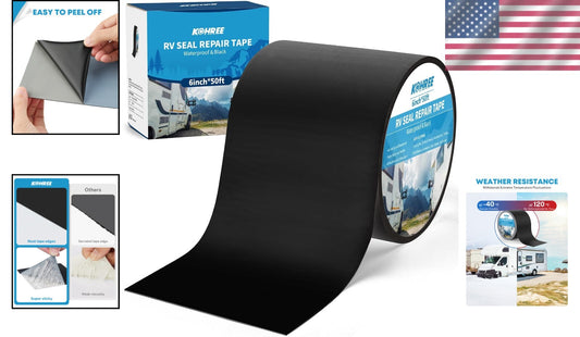 Flexible Butyl Sealant Tape for RV Roofs - UV & Weatherproof Repair Solution