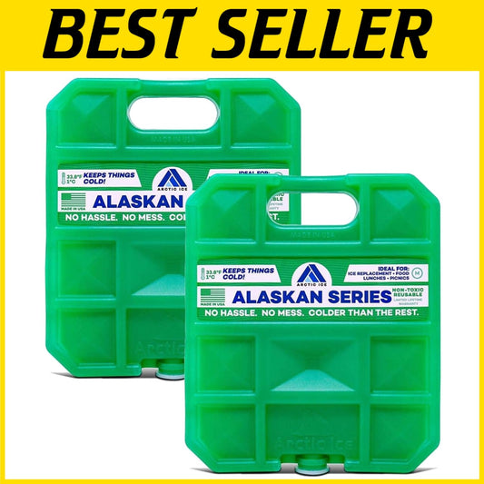Durable Alaskan Ice Packs - 32°F Cooling Solution for All Occasions - 2-Pack
