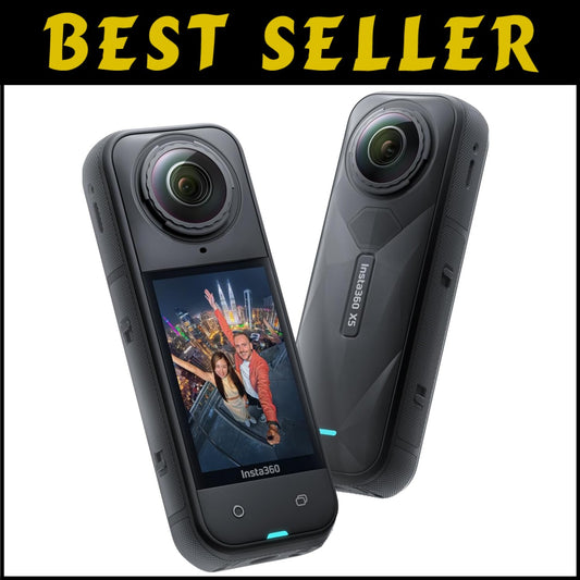 X5 Waterproof 8K 360° Action Camera - Epic Low Light Performance & Stabilization