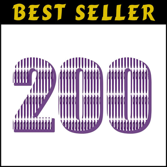 Bulk 200 Retractable Purple Barrel Pens - Medium Point, Smooth Writing Solutions