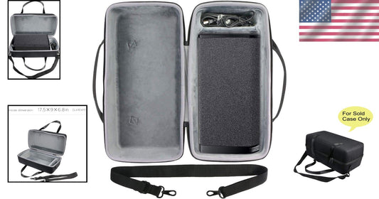 Custom-Fit Hard Case for UE HYPERBOOM - Perfect Storage for Speakers & Cables