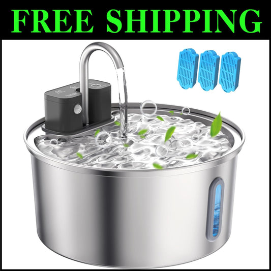 Innovative Wireless Cat Water Fountain - Smart Drinking Modes & 3.2L Capacity