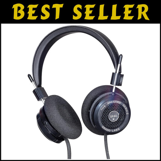 SR80x Premium Stereo Headphones - Dynamic Drivers & Comfortable Listening