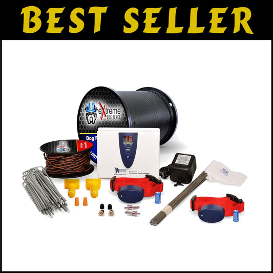 Complete Installation Kit for Electric Dog Fence - 500 Ft Coverage for Safety