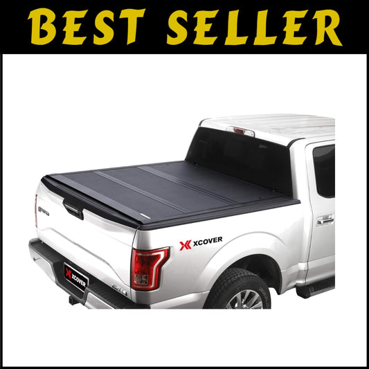 Low Profile Hard Tri-Fold Tonneau Cover for 2015-2025 Ford F150 6.5' Bed