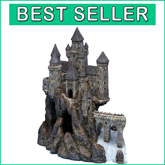 Enchanting Age-of-Magic Wizard’s Castle Aquarium Decoration - Extra Large Part A