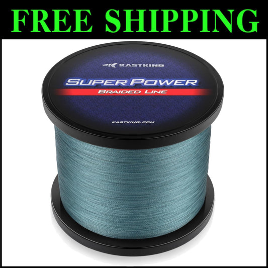 SuperPower Low Memory 15lb Braided Fishing Line for Enhanced Casting Performance