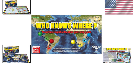 Who Knows Where? - A Fun & Competitive Geography Learning Game for Families
