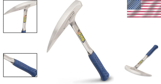 Versatile 22 oz Geological Hammer with Patented Shock Grip for Professionals