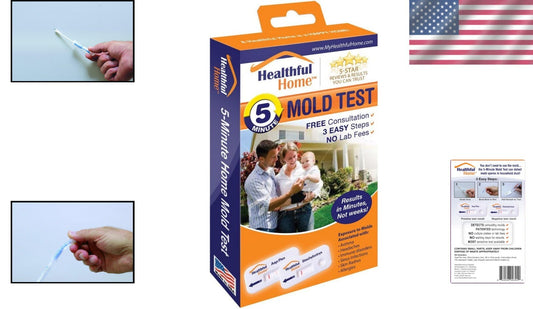 5-Minute Mold Test Kit - Detect Aspergillus & Stachybotrys with Expert Guidance