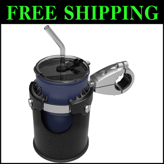 Adjustable Boat & Motorcycle Drink Holder - Anti-Skid with Strong Grip Basket