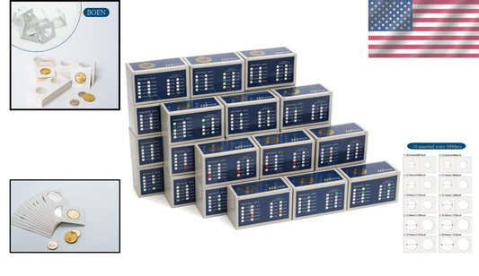 Ultimate Coin Collection Kit: 3000 Assorted 2x2 Coin Holders - Quality Assured