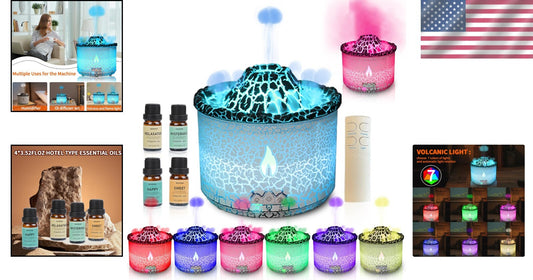 Stylish Essential Oil Diffuser with 360ML Capacity & Automatic Shut-Off Feature