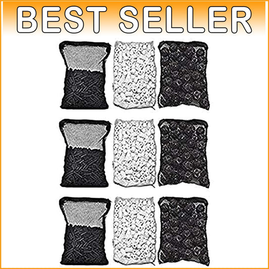 Essential Aquarium Filter Media Triple Pack - Carbon, Bio Balls, Ceramic Ring