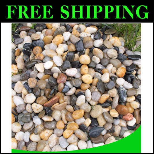 Elegant Natural Stones for Indoor & Outdoor Use - 18 lbs, Eco-Friendly Choice