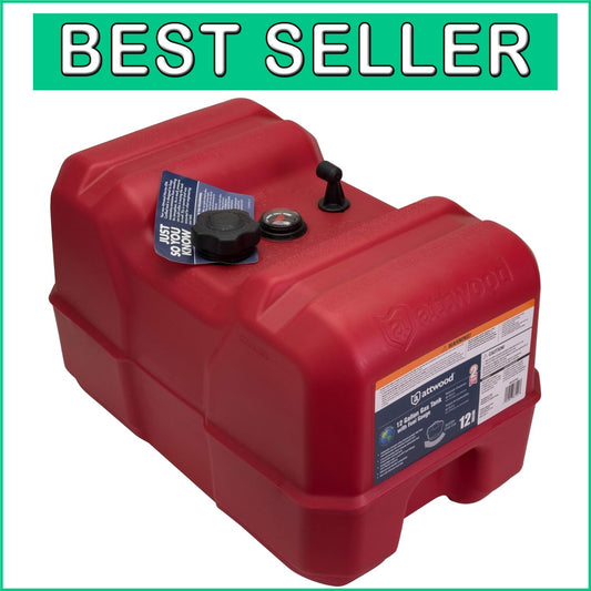 Heavy-Duty 12 Gallon Marine Fuel Tank with Vacuum Valve & EPA Certification