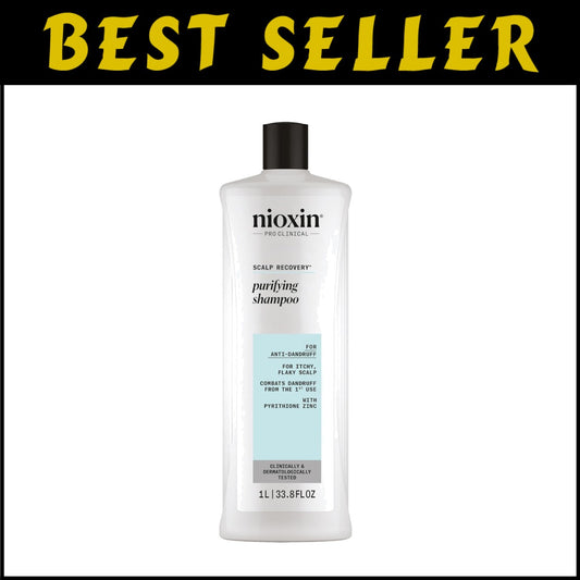 Scalp Recovery Anti-Dandruff Cream Shampoo with Pyrithione Zinc & Green Tea