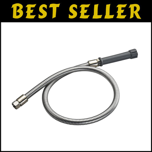 44-Inch Chrome-Plated Stainless Steel Hose for Reliable Kitchen Performance
