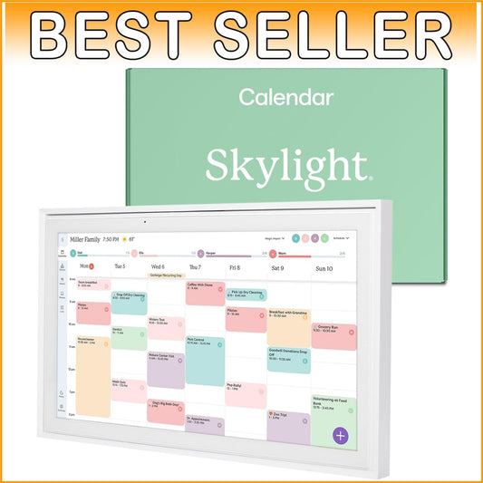 15-Inch Touchscreen Digital Wall Planner & Chore Chart for Family Organization