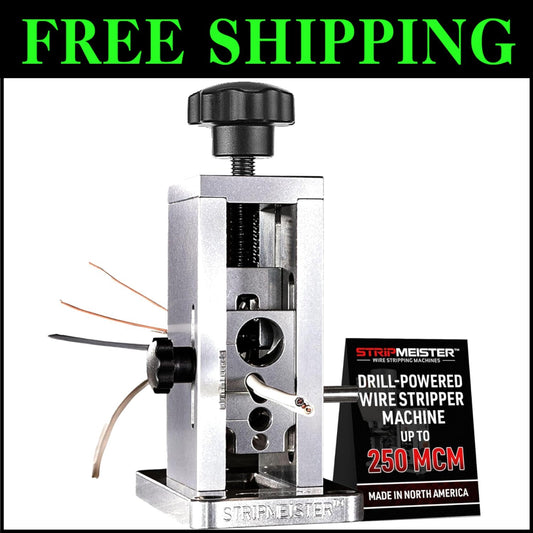 Drill-Powered Wire Stripper Machine - Efficient Tool for Copper & Electric Wires