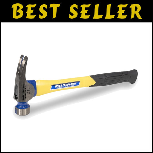 California Framer Hammer 21 oz - Shock Absorbent Fiberglass Handle & Steel Head