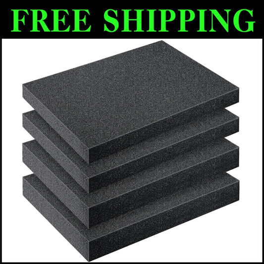 Versatile 4-Piece Polyurethane Foam Insert Set for Camera and Toolbox Protection