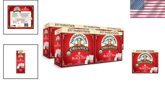 Organic Black Tea - 100 Individually Wrapped Bags for Ultimate Comfort & Health