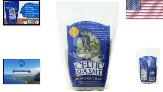 Trusted Light Grey Sea Salt in Resealable Bags - Perfect for Cooking & Baking