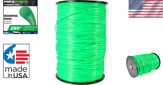 2000-Foot .080" Nylon Trimmer Line - Cost-Effective Lawn Care for Homeowners
