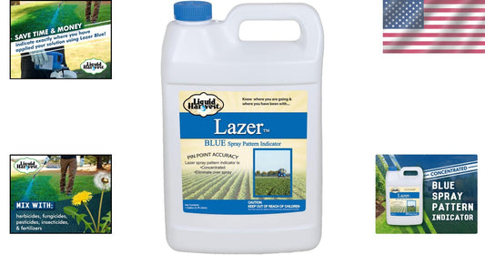 Lazer Blue Fertilizer Marking Dye - 1 Gallon Liquid for Accurate Applications